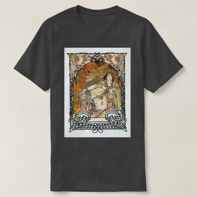 T-shirt Alphonse Mucha Princesse de Tripoli (Design devant)