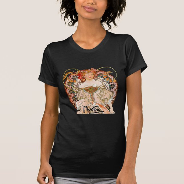 T-shirt Alphonse Mucha - ressort (Devant)