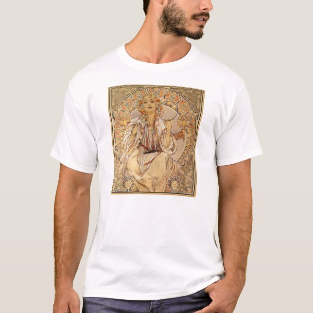 T-shirt Alphonse Mucha - Slavia (Devant)