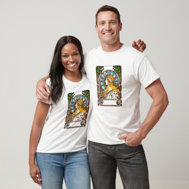 T-shirt Alphonse Mucha - Zodiaque (Unisexe)