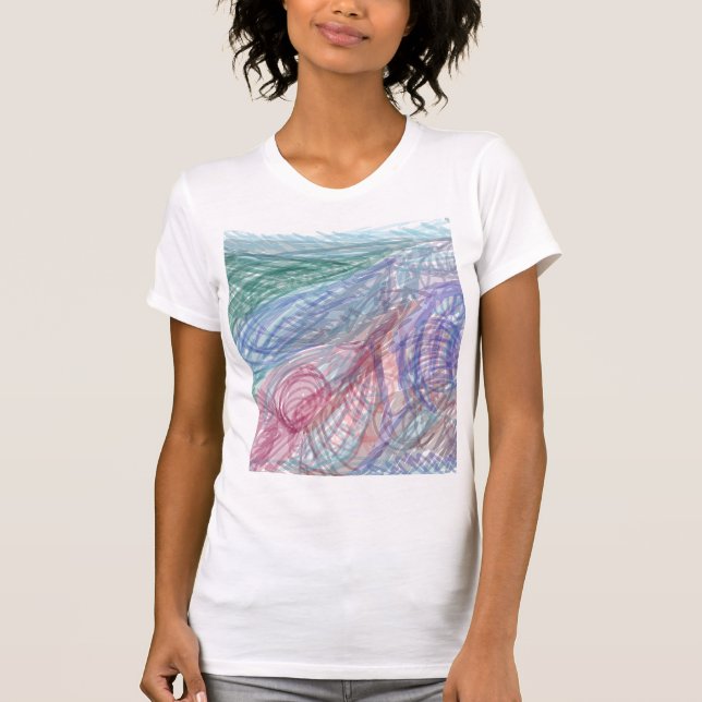 T-shirt Alpine Heights Abstract Doodle (Devant)