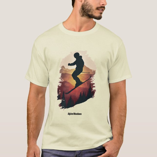 T-shirt Alpine Meadows Adventure Seeker Teeker (Devant)
