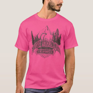 T-shirt Alpine Meadows Montagnes Vintages Randonnée Califo