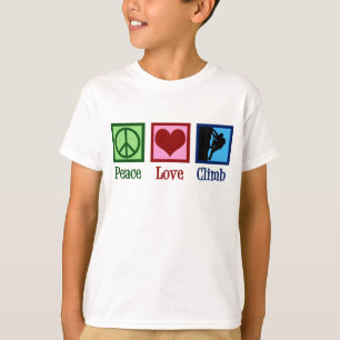 T-shirt Alpinisme d'amour de paix