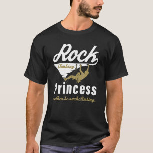 T-shirt Alpinisme vintage Avec Princesse Plutôt Être Roc