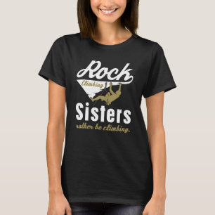 T-shirt Alpinisme vintage Avec Soeurs Plutôt Être Clim