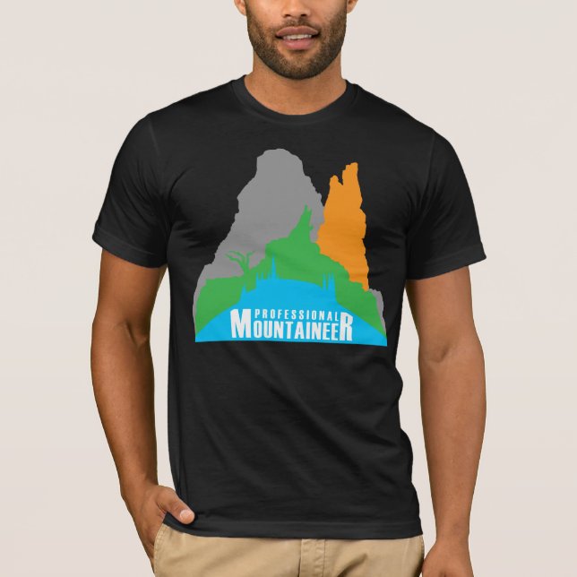T-shirt Alpiniste professionnel (Devant)