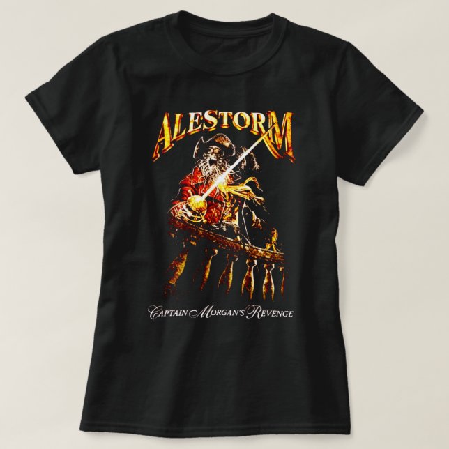 T-shirt Als 57 Morgans de Paix- Capitaines- Alestorm&Gt; T (Design devant)