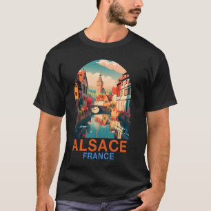 T-shirt Alsace Voyage Voyage Aventure Vacances Alsace