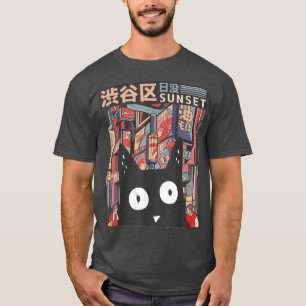 T-shirt Alt Cute Anime Kitten Neko Japon Manga Harajuku Ot