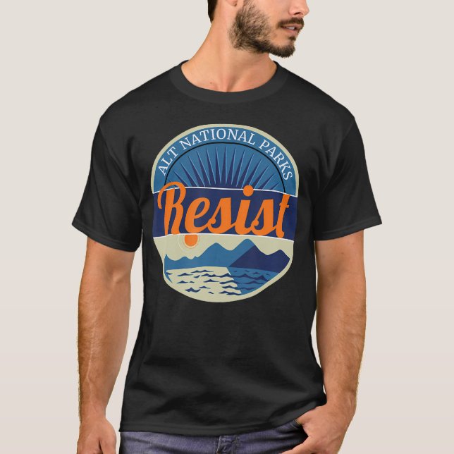 T-shirt Alt National Parks Resist Support Tee Shirt (Devant)