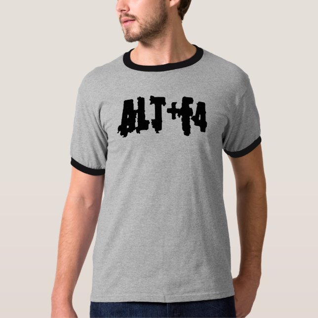 T-shirt Alt+PIÈCE EN T F4 (Devant)