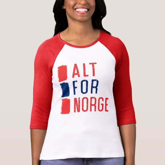 T-shirt Alt pour le tee - shirt norvégien de devise de (Devant)