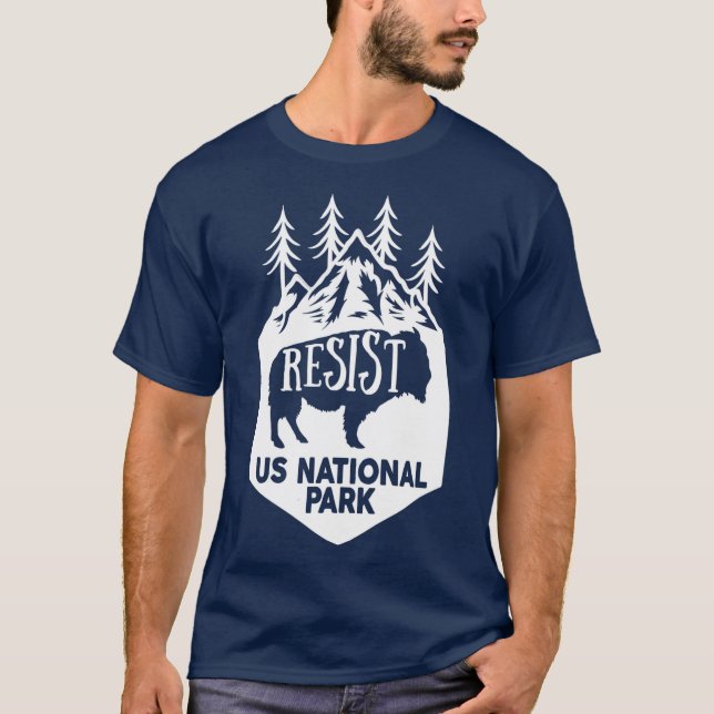 T-shirt ALT US National Park Resist Service (Devant)