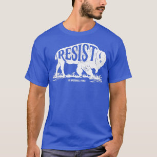T-shirt ALT US National Park Service Résiste T Bison Vinta