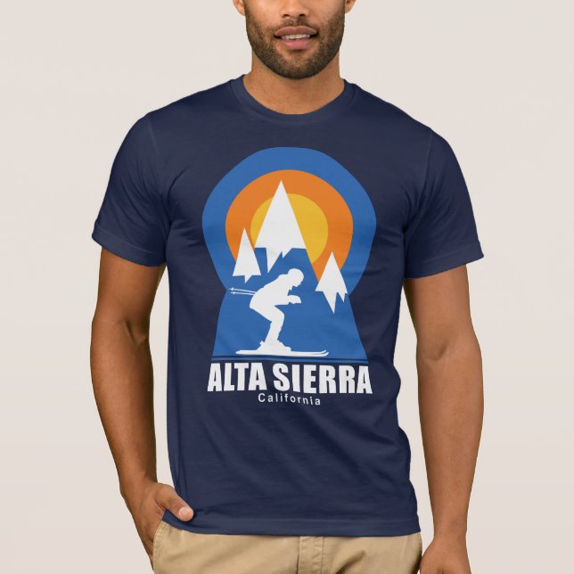 T-shirt Alta Sierra Ski Sunset (Devant)