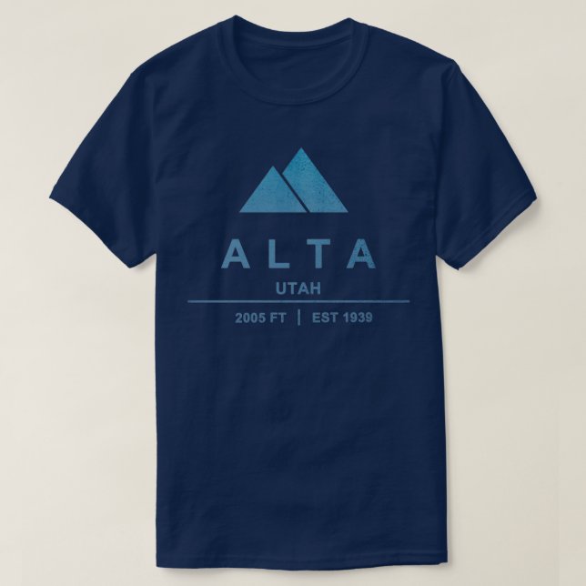 T-shirt Alta Ski Resort Utah (Design devant)