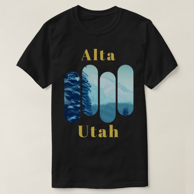 T-shirt Alta Ski Utah 3 (Design devant)