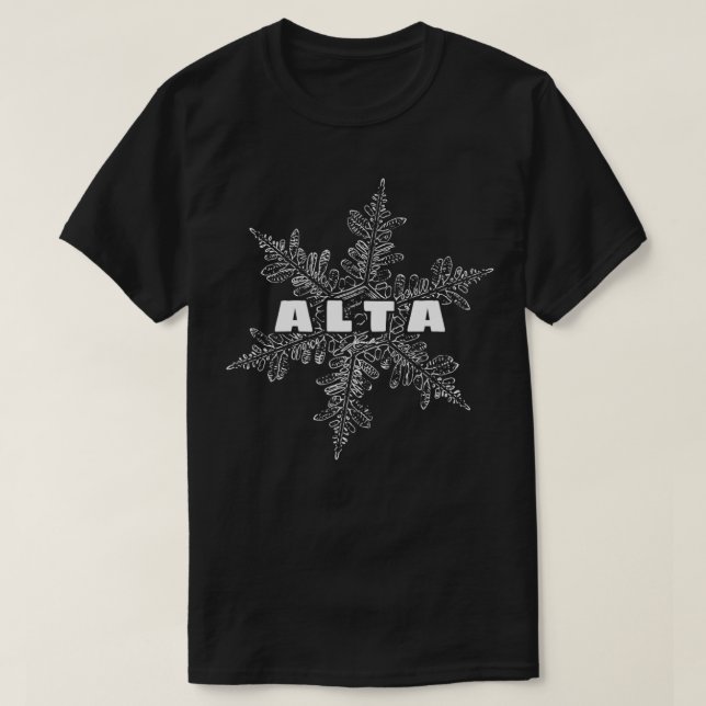 T-shirt Alta Utah Snowflake (Design devant)