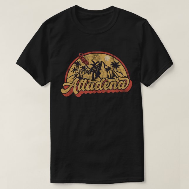 T-shirt Altadena, Californie (Design devant)