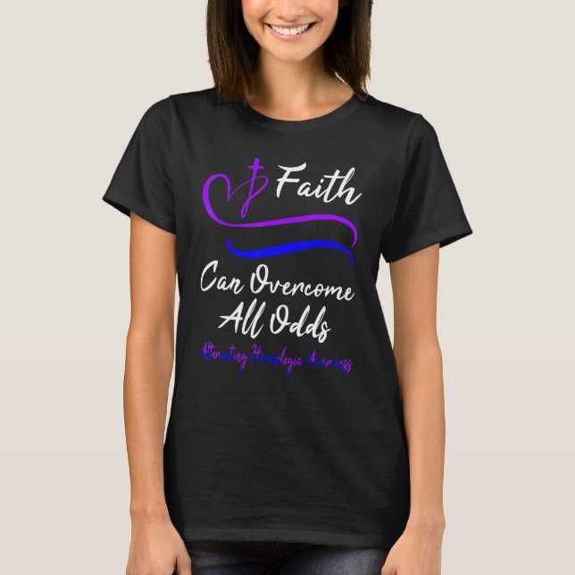 T-shirt Alternating HemiplegiaAwareness Support Christian  (Devant)