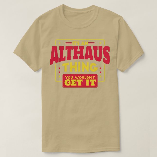 T-shirt Althaus (Design devant)