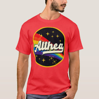 T-shirt Althea Arc En Arc Dans L'Espace Style Vintage