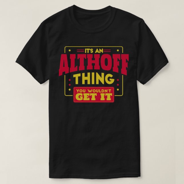 T-shirt Althoff (Design devant)