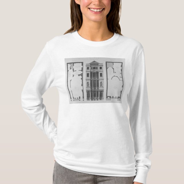 T-shirt Altitude du café britannique (Devant)