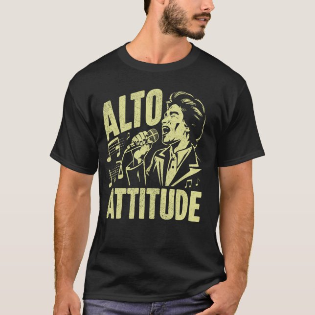 T-shirt Alto Attitude Vocalist (Devant)