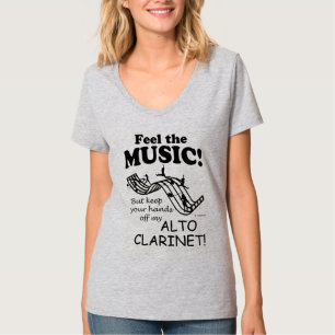 T-shirt Alto Clarinet Sentez La Musique