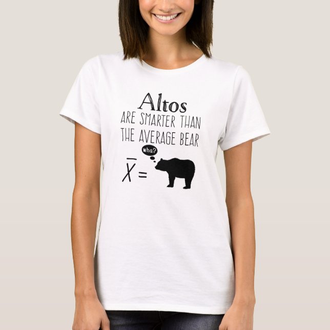 T-shirt Alto drôle - Ours moyen (Devant)