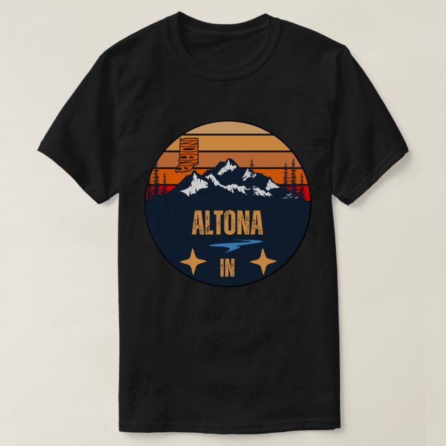 T-shirt Altona, Indiana (Design devant)