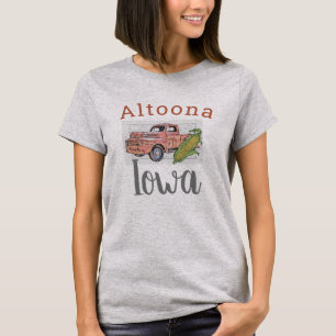 T-shirt Altoona, Iowa, Camion Vintage et Corn