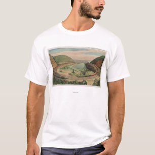 T-shirt Altoona, Pennsylvanie, le Curv en fer à cheval