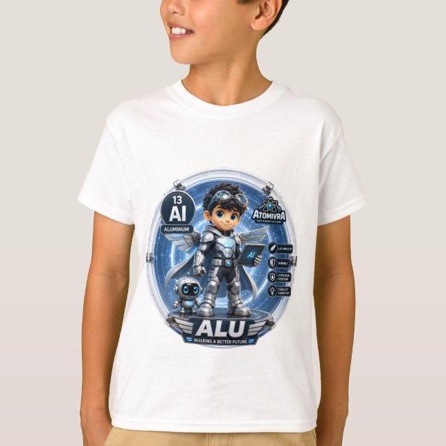 T-shirt Aluminium  ATOMIVRA (Devant)