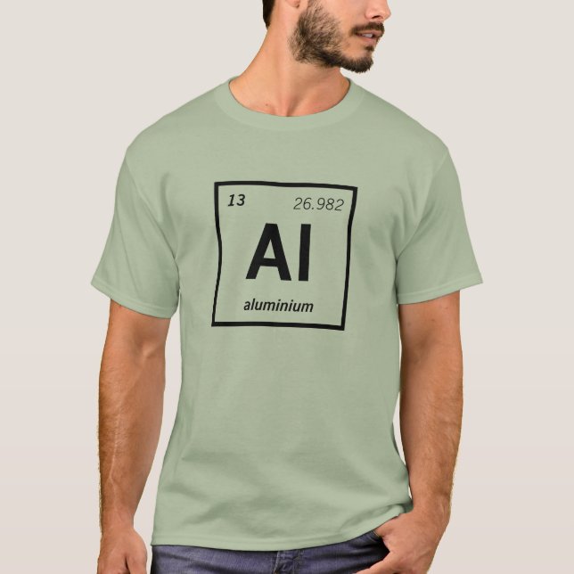 T-shirt Aluminium chimique (Devant)