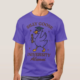 T-shirt Alumni vintage d'oie sotte