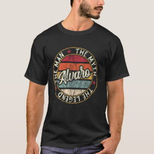T-shirt Alvaro L'Homme Le Mythe La Légende Prénom Alva