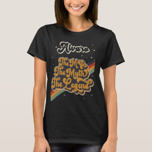 T-shirt Alvaro L'Homme Le Mythe La Légende Prénom Retour
