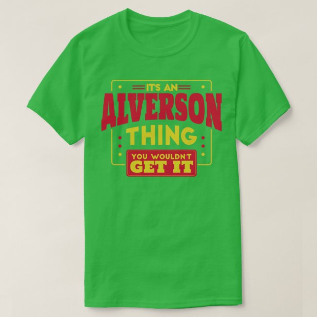 T-shirt Alverson (Design devant)