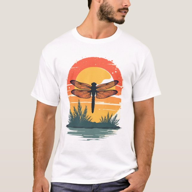 T-shirt Always Be Yourself Unless You Can Be A Dragonfly (Devant)