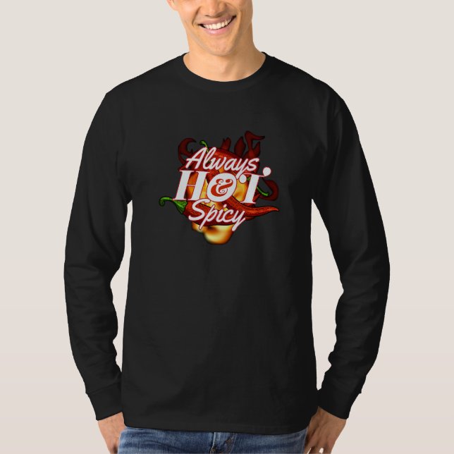 T-shirt Always Hot & Spicy I Pepperoni Scoville Spicy Jala (Devant)