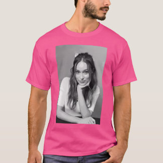 T-shirt Alycia Debnam-Carey Black White Pop Art Portrait