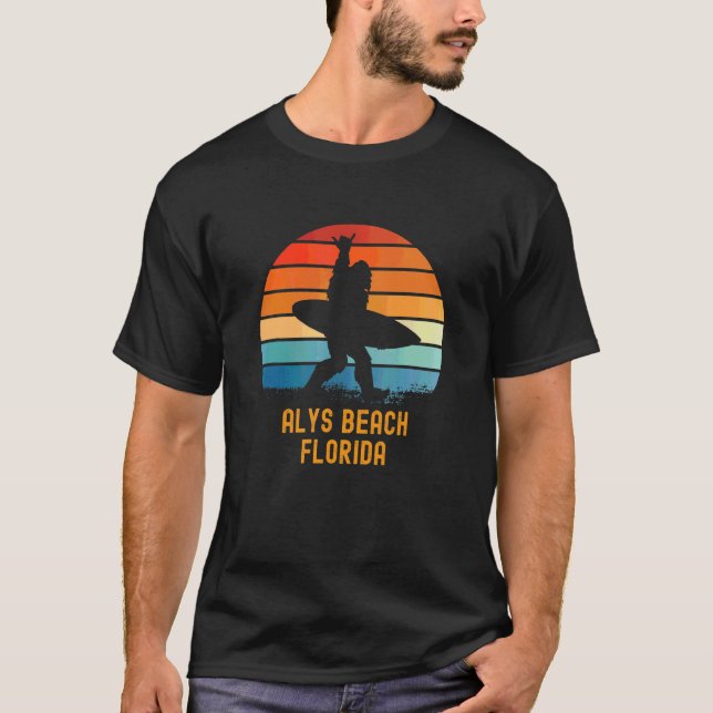 T-shirt Alys Beach Floride Sasquatch Souvenir (Devant)