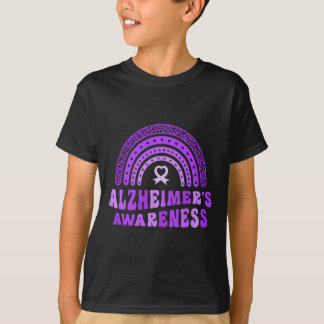 T-shirt Alzheimer et #39 ; s Sensibilisation mignon pourpr