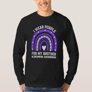 T-shirt Alzheimer et sensibilisation au cerveau Je porte l