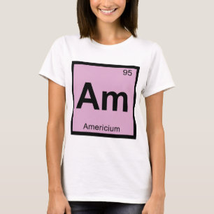 T-shirt Am - Chimie de l'Américium Symbole du tableau péri