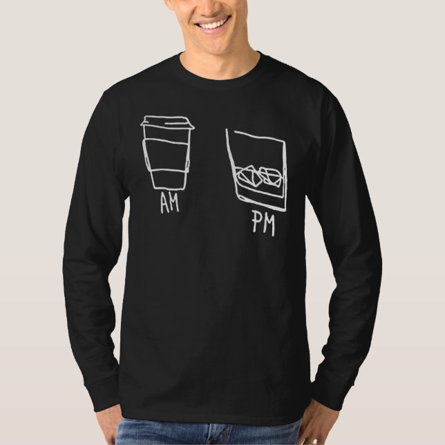 T-shirt AM Coffee PM Win 22 (Devant)