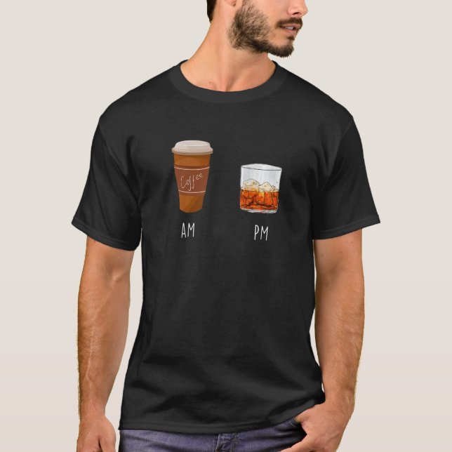 T-shirt AM Coffee PM Win  4 (Devant)